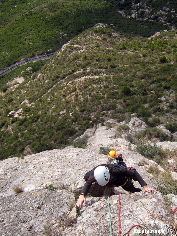L'enric i la Ruth els darrers metres de segon llarg